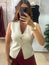 Chaleco punto beige