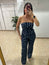 Conjunto lunares azul marino