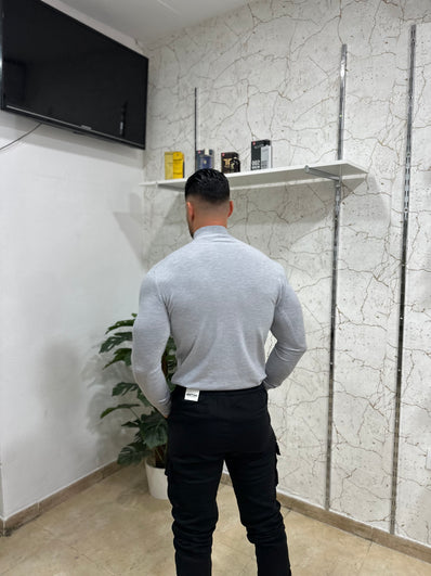 Jersey punto gris