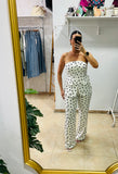 Conjunto lunares blanco