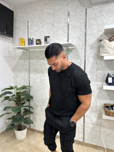 Camiseta oversize negra