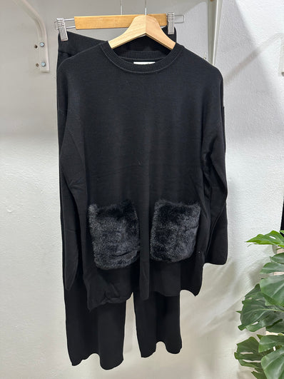 Conjunto bolsillos pelo