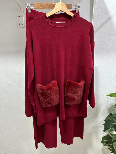 Conjunto bolsillos pelo