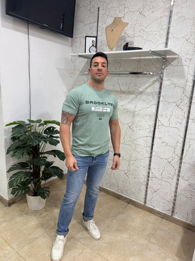 Camiseta Brooklyn verde