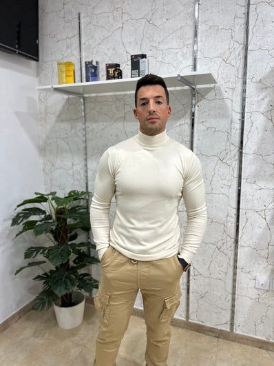Jersey punto beige