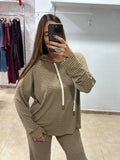 Conjunto rayas punto