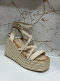 Cuña esparto beige