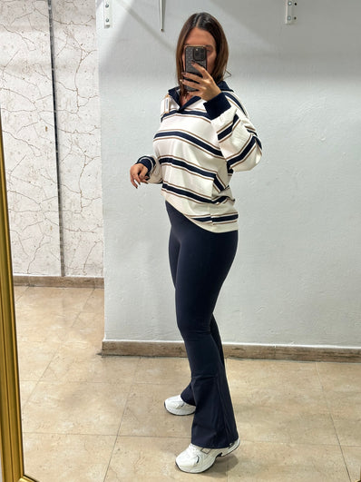 Legging afelpada azul marino