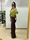 Pantalón chocolate