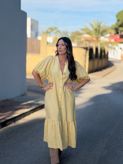 Vestido Silvia amarillo