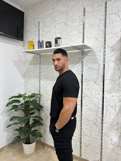 Camiseta oversize negra