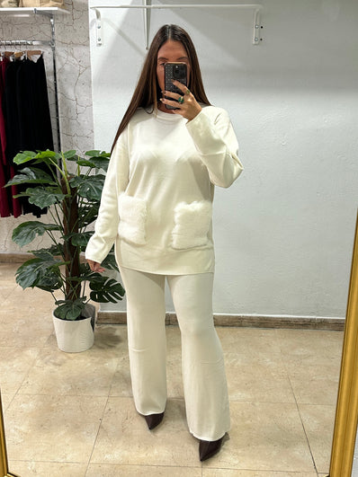 Conjunto bolsillos pelo