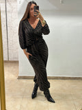 Conjunto animal print chocolate