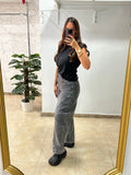 Jeans balloon gris