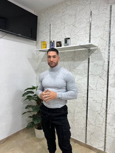 Jersey punto gris