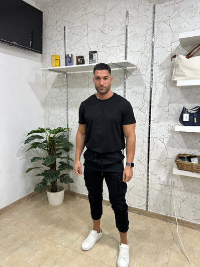 Pantalón cargo negro