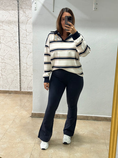 Legging afelpada azul marino