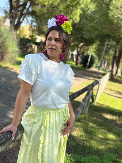 Camiseta volantes