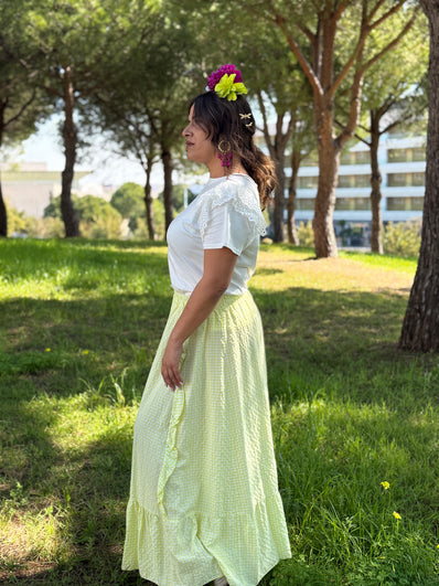 Falda Vichy Lima