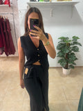 Pantalón nudito negro
