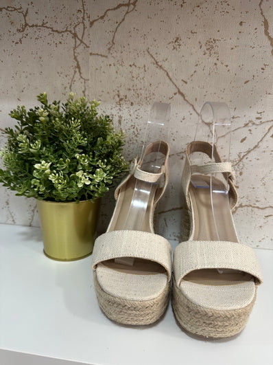 Sandalia esparto lino