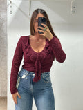Blusa encajes