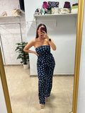 Conjunto lunares azul marino