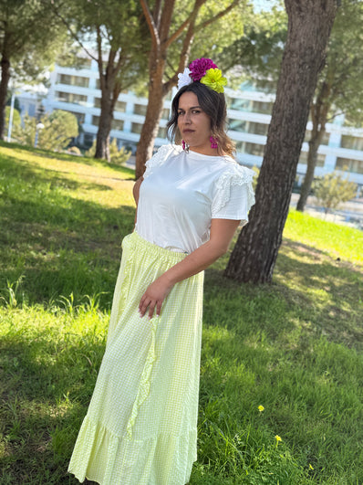Falda Vichy Lima