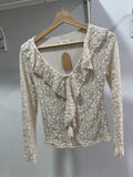 Blusa encajes