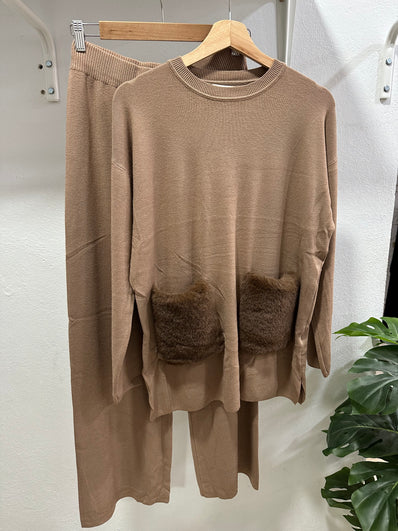 Conjunto bolsillos pelo