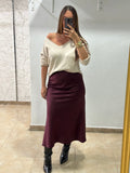 Falda raso