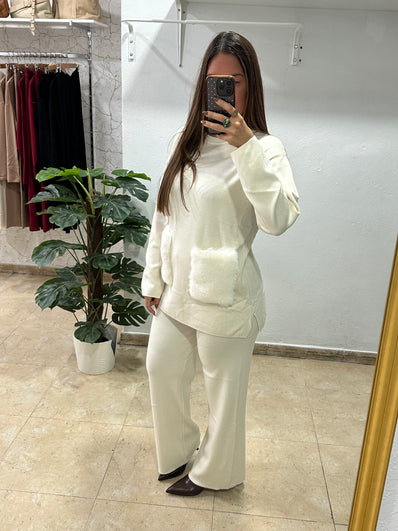 Conjunto bolsillos pelo