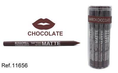 Perfilador de labios marrón chocolate